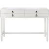 Safavieh Home Collection Aliyah White 4-Drawer Console Table(Distressed White)
