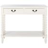 Safavieh Home Collection Athena Distressed White 2-Drawer Console Table(Distressed White)