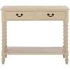 Safavieh Home Collection Athena Distressed White 2-Drawer Console Table(Sand)