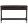 Safavieh Home Collection Landers Distressed 3-Drawer Console Table CNS5711A, Distrssed White(Dark Chocolate)