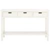 Safavieh Home Collection Landers Distressed 3-Drawer Console Table CNS5711A, Distrssed White(Distressed White)