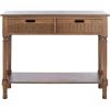 Safavieh Home Collection Landers Greige2-Drawer Console Table CNS5710D, Greige(Brown)