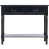 Safavieh Home Collection Primrose Brown 2-Drawer Console Table(Black)