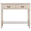Safavieh Home Collection Primrose Brown 2-Drawer Console Table(Greige)