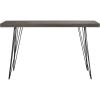 Safavieh Home Collection Wolcott Mid-Century Modern Taupe and Black Console Table(Dark Brown / Black)