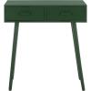 Safavieh Home Dean Mid-Century Modern Slate Grey 2-drawer Console(Garden Green)