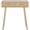 Safavieh Home Dean Mid-Century Modern Slate Grey 2-drawer Console(Sand)