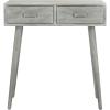 Safavieh Home Dean Mid-Century Modern Slate Grey 2-drawer Console(Slate / Grey)