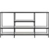 Safavieh Home Petra Beige and Matte Black 3-tier Console Table