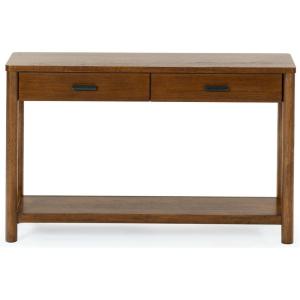 SAFAVIEH Couture Collection Jaylessa Medium Oak 2-Drawer Console Table(Medium Oak)