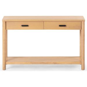 SAFAVIEH Couture Collection Jaylessa Medium Oak 2-Drawer Console Table(Natural)
