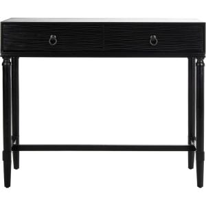Safavieh Home Collection Aliyah Greige 2-Drawer Console Table(Black)