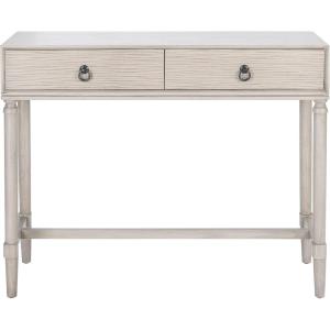 Safavieh Home Collection Aliyah Greige 2-Drawer Console Table(Greige)