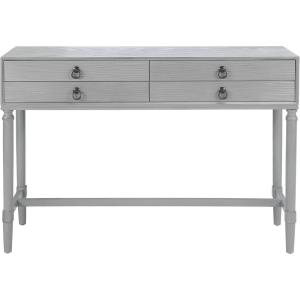 Safavieh Home Collection Aliyah White 4-Drawer Console Table(Distressed / Grey)