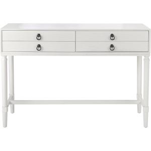 Safavieh Home Collection Aliyah White 4-Drawer Console Table(Distressed White)