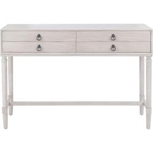 Safavieh Home Collection Aliyah White 4-Drawer Console Table(Greige)