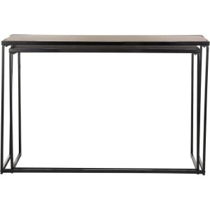 Safavieh Home Collection Garin Light Brown Rectangle Stacking Console Table