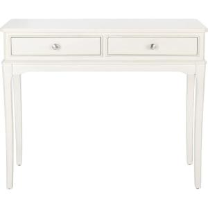Safavieh Home Collection Opal Distressed White 2-Drawer Console Table(Distressed / White)