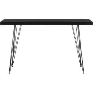 Safavieh Home Collection Wolcott Mid-Century Modern Taupe and Black Console Table(Black / Black)