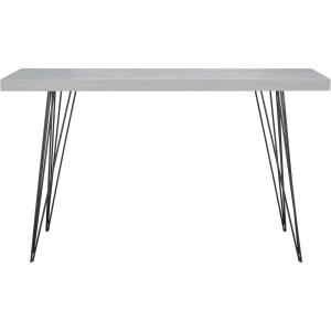 Safavieh Home Collection Wolcott Mid-Century Modern Taupe and Black Console Table(Grey / Black)