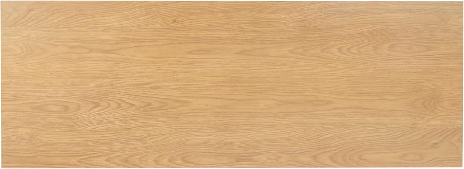image:imageSAFAVIEH Couture Collection Sherianya Walnut Brown Wood Storage Bench Modern Rectangular Design with Block Legs SFV4256BNatural