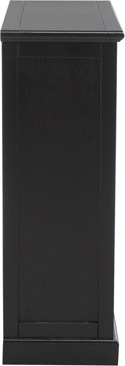 image:imageSAFAVIEH Home Collection Maralah 5Shelf Solid Wood Bookcase White 25 Wide Storage Display Shelf Fully Assembled AMH6634BBlack