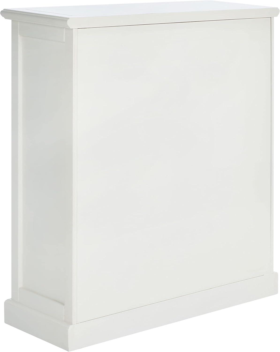 image:imageSAFAVIEH Home Collection Maralah 5Shelf Solid Wood Bookcase White 25 Wide Storage Display Shelf Fully Assembled AMH6634BWhite