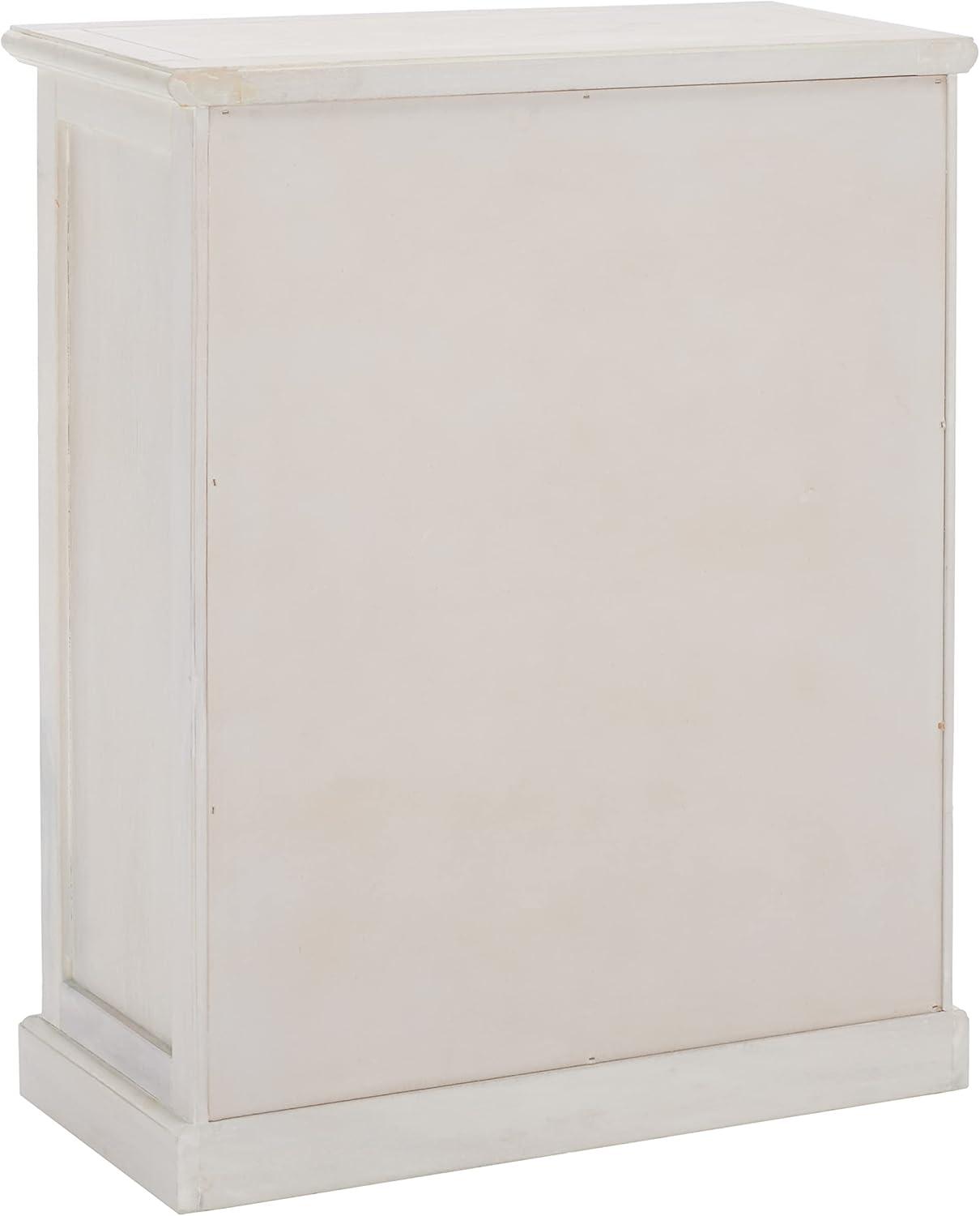 image:imageSAFAVIEH Home Collection Maralah 5Shelf Solid Wood Bookcase White 25 Wide Storage Display Shelf Fully Assembled AMH6634BWhite Washed