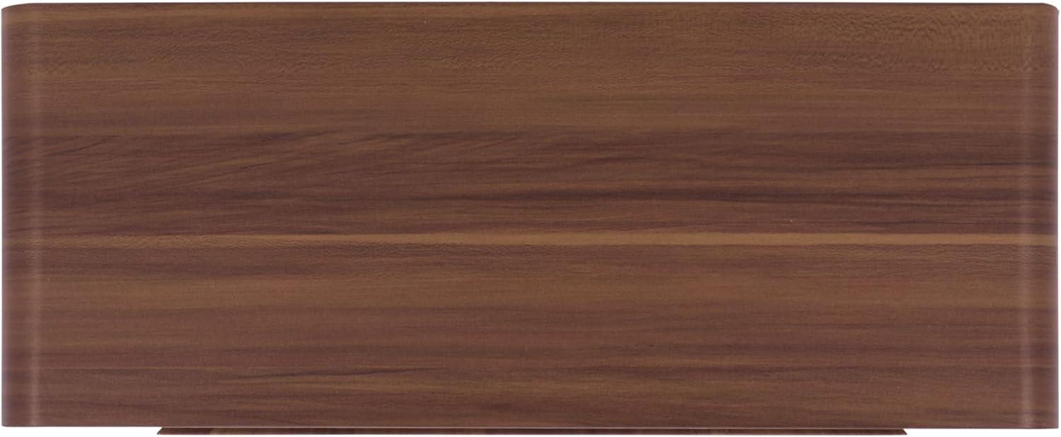 image:imageSAFAVIEH Home Collection Willam Walnut Shoe Rack Modern Slim Storage Cabinet with Drawer amp Shelves SpaceSaving Organizer for Entryway or Hallway STG3100AWalnut