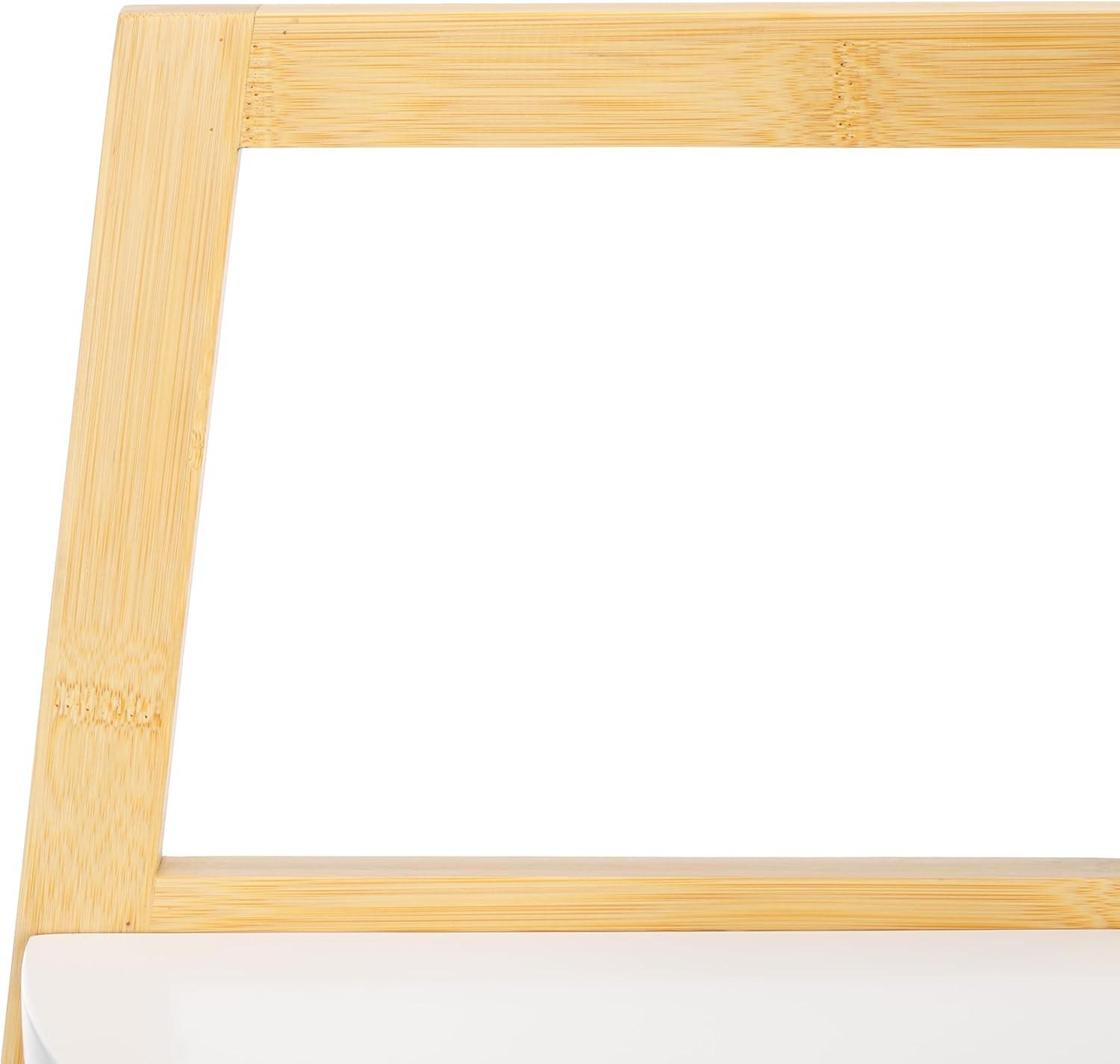 image:imageSAFAVIEH Home Collection Home Collection Rainier WhiteNatural 4Tier Corner Storage Shelf