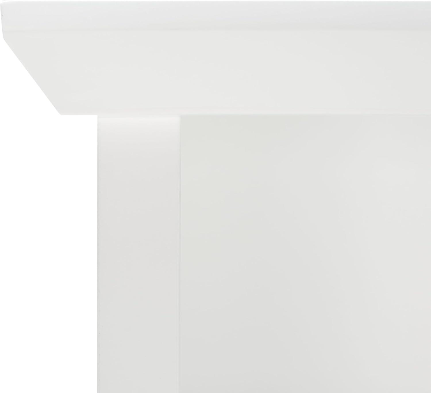 image:imageSAFAVIEH Home Collection Layli Farmhouse Antique White 4Shelf 2Hook Top Storage Hall Tree Fully AssembledAntique White