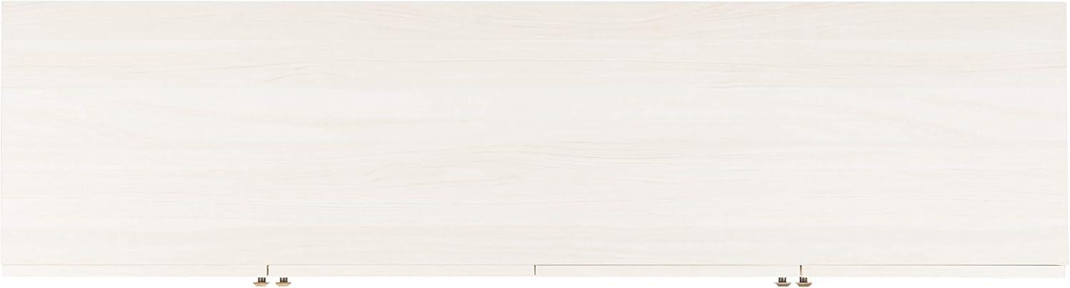 image:imageSAFAVIEH Piran TV Stand for up to 70 Flatscreen Oak Brown amp Gold 4 Doors with Interior Storage Entertainment Media Console MED9611DWhite Gold