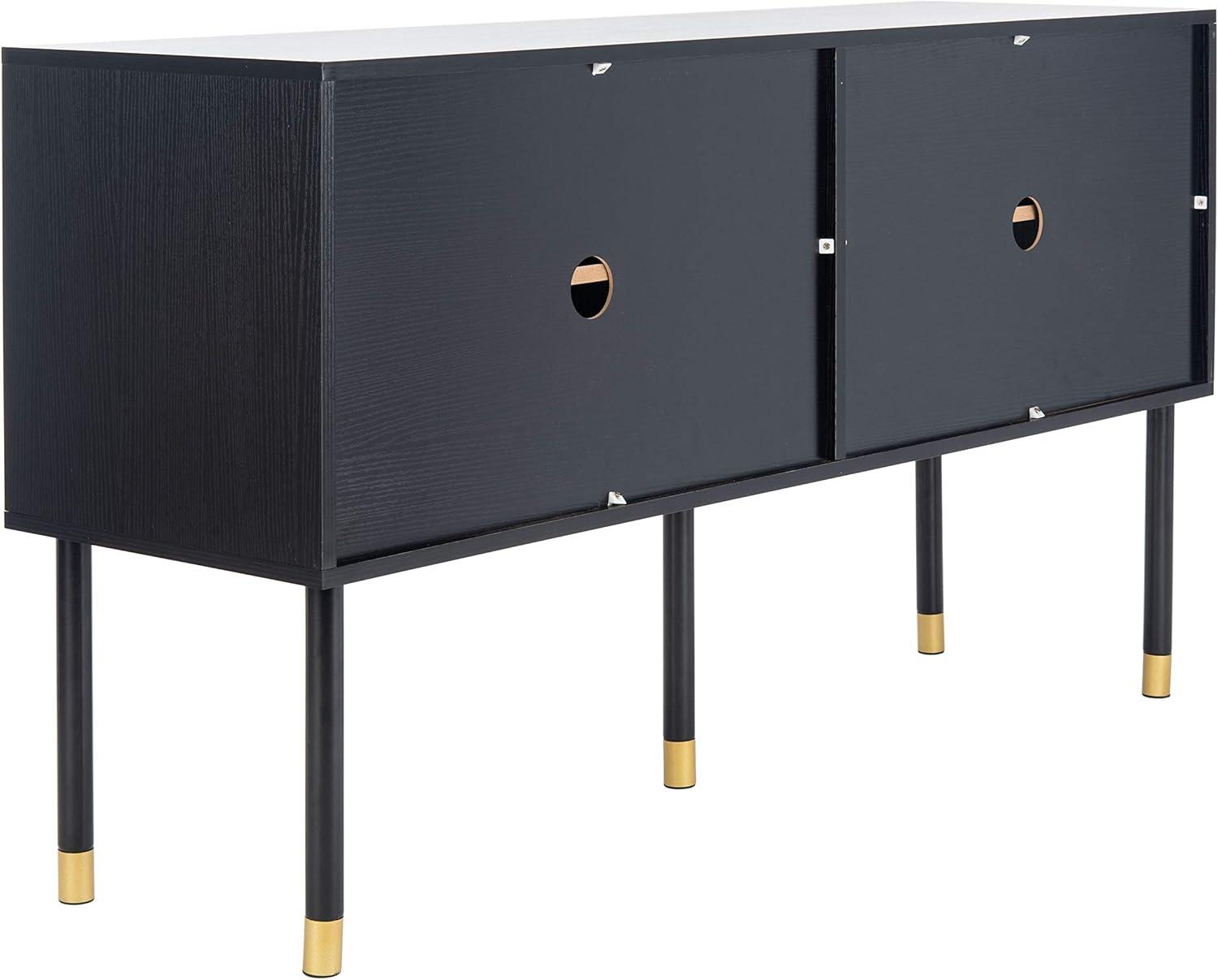image:imageSafavieh Home Shiloh MidCentury Modern White and Walnut TV Media StandWhite Black