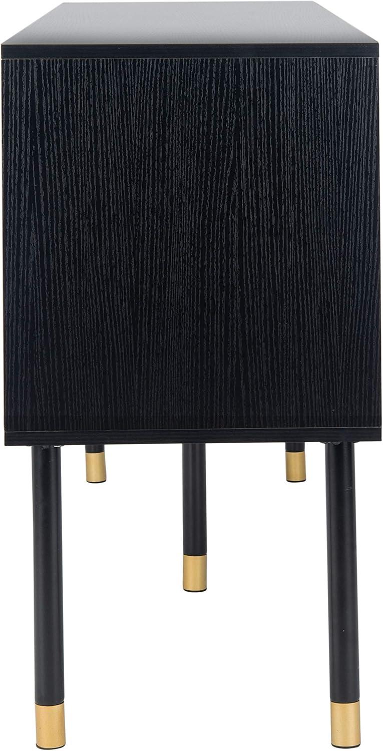 image:imageSafavieh Home Shiloh MidCentury Modern White and Walnut TV Media StandWhite Black