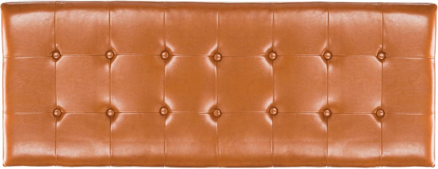 image:imageSafavieh Hudson Collection Nolita Leather Large Storage Bench SaddleSaddle