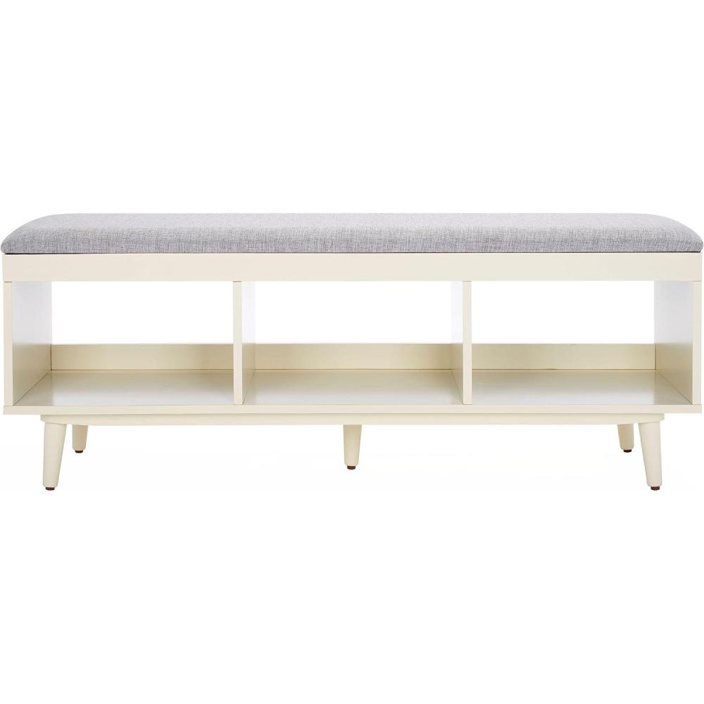 image:imageSafavieh Home Collection BCH5000 Bench GreyCream
