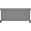 SAFAVIEH Home Collection – Briar 3-Drawer Upholstered Storage Bench, Farmhouse Entryway Accent Bench with Cushion Top, Distressed Grey Frame & Sand Drawer Fronts (BCH5700C)(Distressed Grey/Sand)
