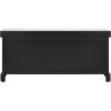 SAFAVIEH Home Collection – Briar 3-Drawer Upholstered Storage Bench, Farmhouse Entryway Accent Bench with Cushion Top, Distressed Grey Frame & Sand Drawer Fronts (BCH5700C)(Black/Greige)