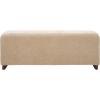 SAFAVIEH Home Collection – Kowal Sand Linen Storage Bench, Modern Upholstered Entryway or Bedroom Bench with Hidden Compartment (BCH1301A)(Sand)