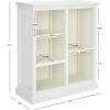 SAFAVIEH Home Collection – Maralah 5-Shelf Solid Wood Bookcase, White, 25″ Wide Storage Display Shelf, Fully Assembled (AMH6634B)(White)