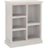 SAFAVIEH Home Collection – Maralah 5-Shelf Solid Wood Bookcase, White, 25″ Wide Storage Display Shelf, Fully Assembled (AMH6634B)(White Washed)