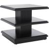 SAFAVIEH Home Collection – Suette Modern Black 3-Tier Square Accent Table with Shelves, Compact Storage Side Table for Living Room or Bedroom (ACC5001B)(Black)