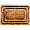 SAFAVIEH Home Collection Home Collection Reilly Natural Water hyacinth Set of 3 Storage Baskets (Fully Assembled)