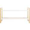 SAFAVIEH Home Collection Home Collection Wylie White/Natural Storage Shoe Rack