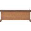 SAFAVIEH Home Collection Landers Distressed White 3-Drawer/Cushion Storage Bench (Fully Assembled) BCH5703A(Brown)