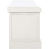 SAFAVIEH Home Collection Landers Distressed White 3-Drawer/Cushion Storage Bench (Fully Assembled) BCH5703A(Distressed White)