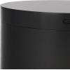 SAFAVIEH Home Collection Rafaela Black Round Tray Top Storage Coffee Table (Fully Assembled)(Black)