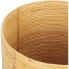 SAFAVIEH Home Collection Vali Natural Rattan Storage Basket with Lid Set of 2 (Fully Assembled)