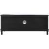 SAFAVIEH Ozark TV Stand for up to 55″ Flatscreen – Brown, 2 Doors with Interior Storage, 2 Open Shelves, Entertainment Media Console (MED5700C)(Black)