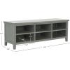 Safavieh American Homes Collection Sadie Off White Low Bookcase(Ash Grey)